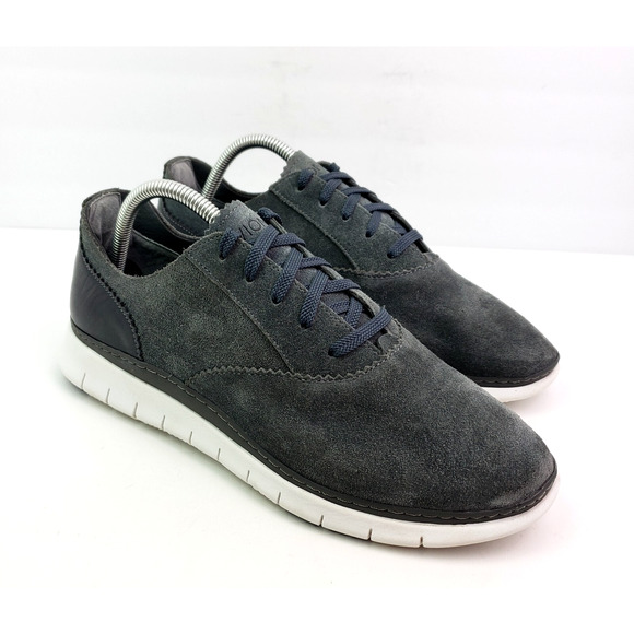 Vionic 355 Taylor Womens Size 11 Wide Grey Suede Casual Comfort Sneaker Shoes